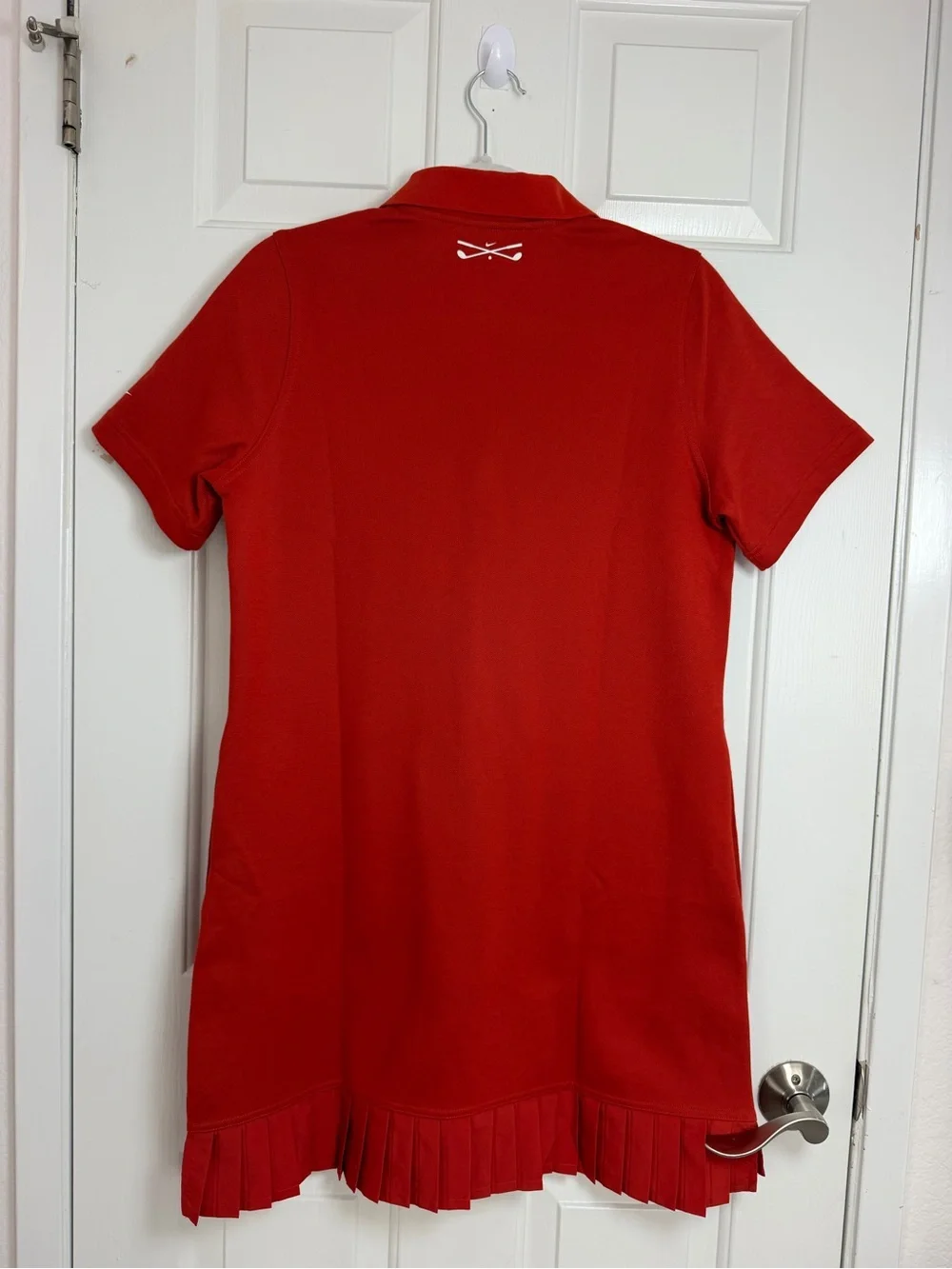 Nike Women's Golf Polo Dress w Pockets Medium Dragon Orange IF8522-626